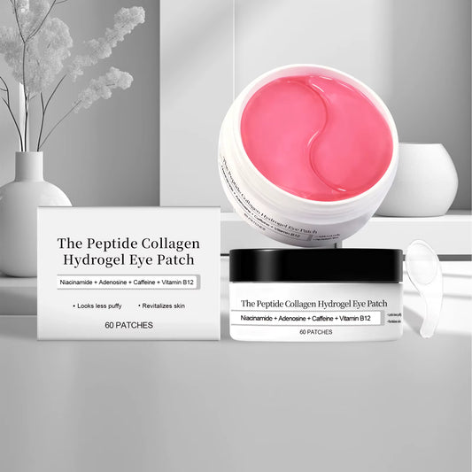 Peptide Collagen Hydrogel Eye Patch Reduce Wrinkles Dark Circles With Copper Peptide Niacinamide Firming Hydrating Gel Eye Pads